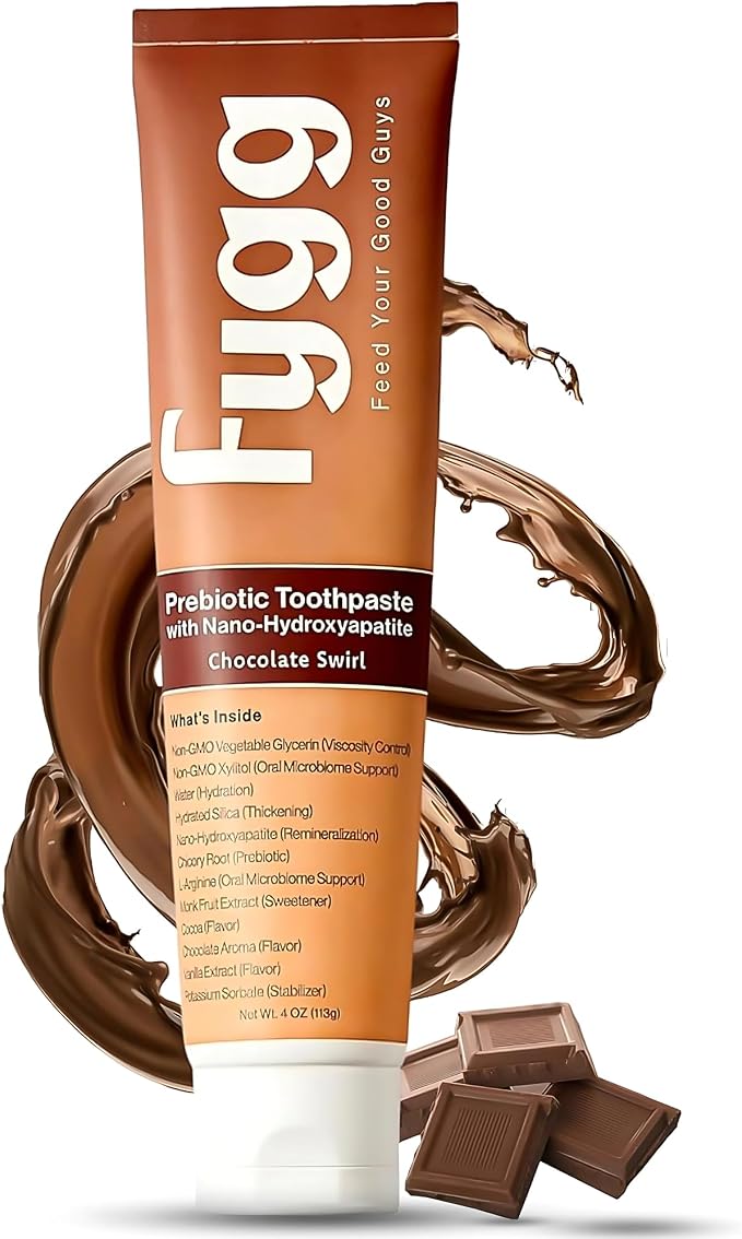 Fygg Chocolate Swirl toothpaste, 4 oz tube