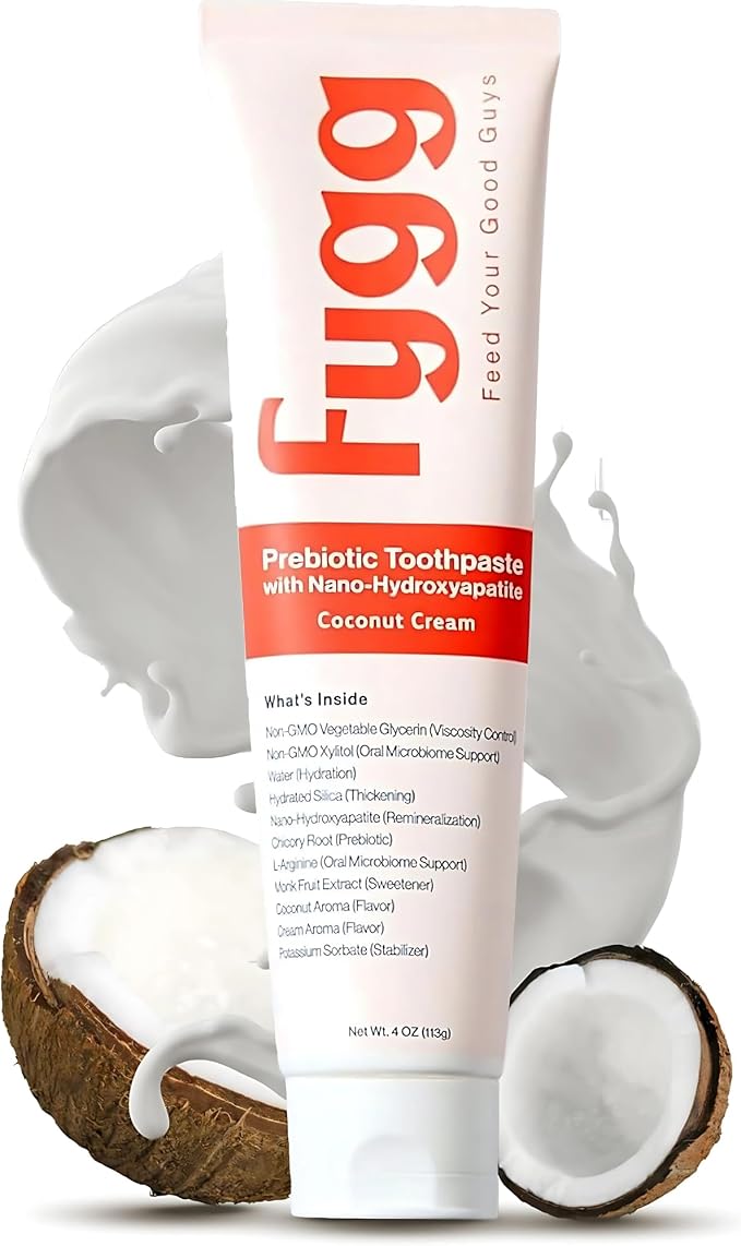Fygg Coconut Cream toothpaste, 4 oz tube