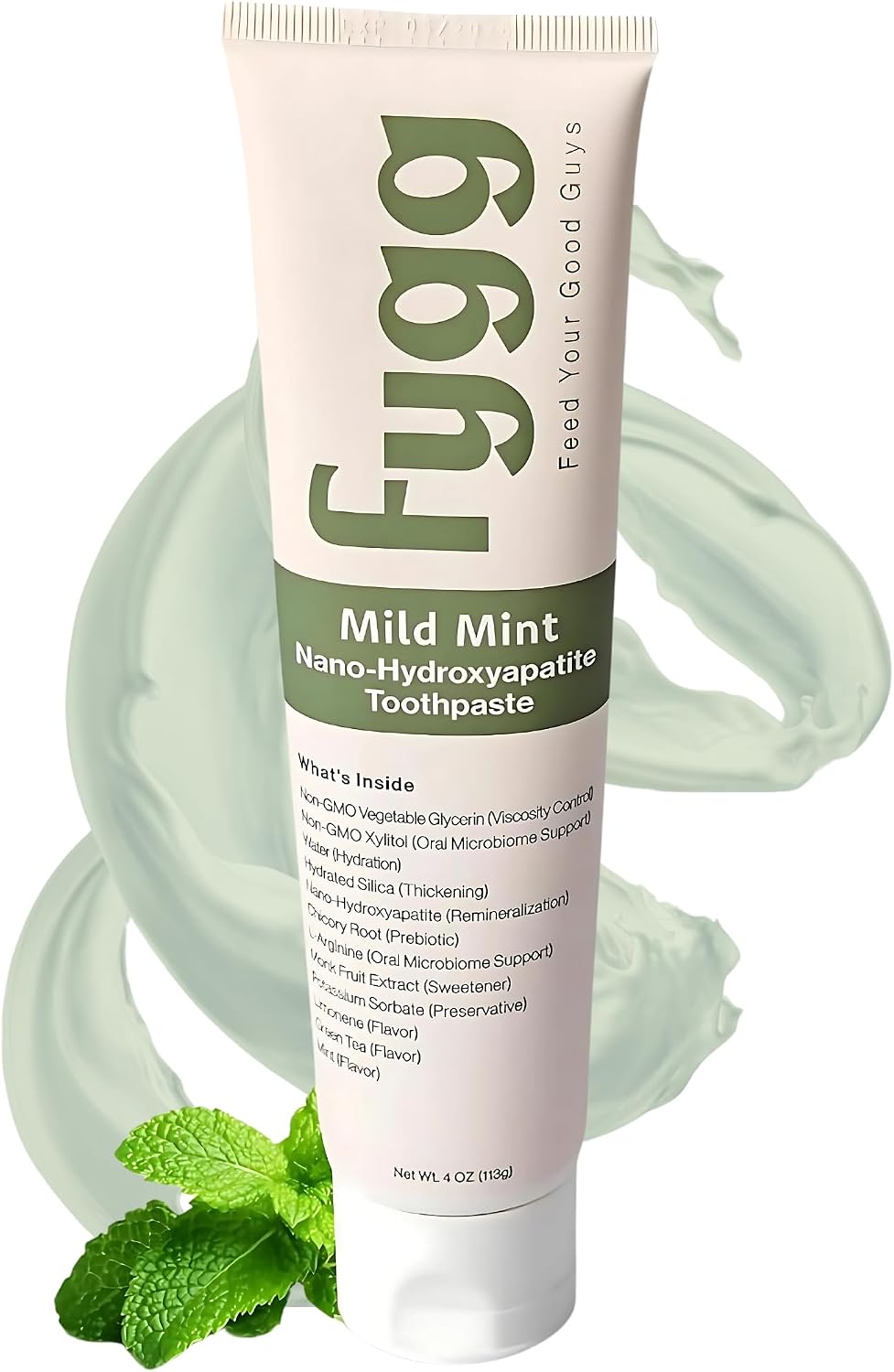 Fygg Mild Mint toothpaste, 4 oz tube