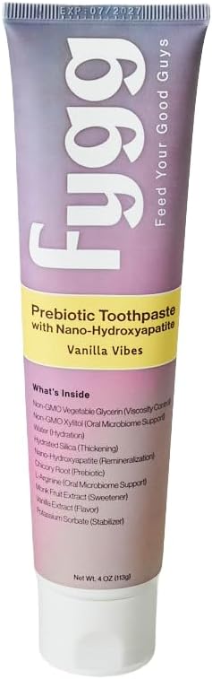 Fygg Vanilla Vibes toothpaste, 4 oz tube
